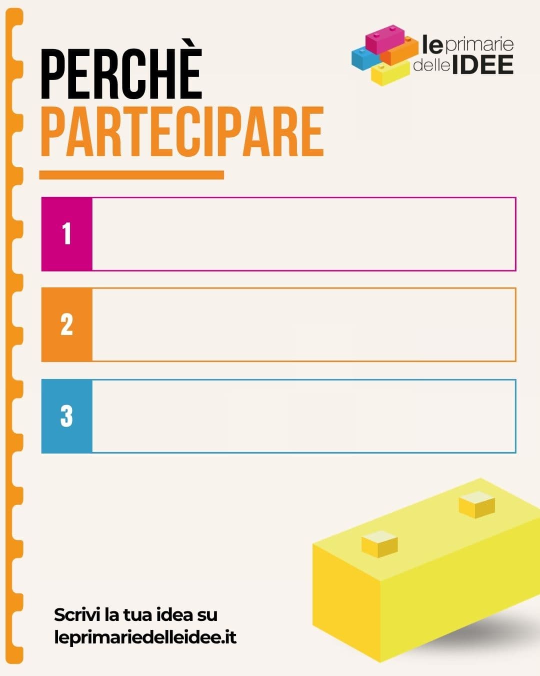 Perchè partecipare